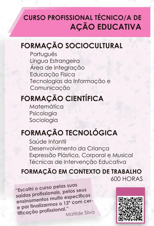 Curso Profissional de Ação Educativa