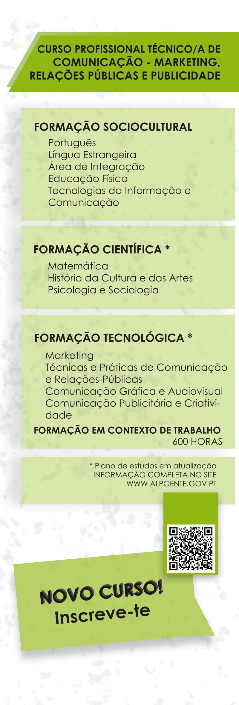 Curso Profissional de Comunicação - Marketing, Relações Públicas e Publicidade
