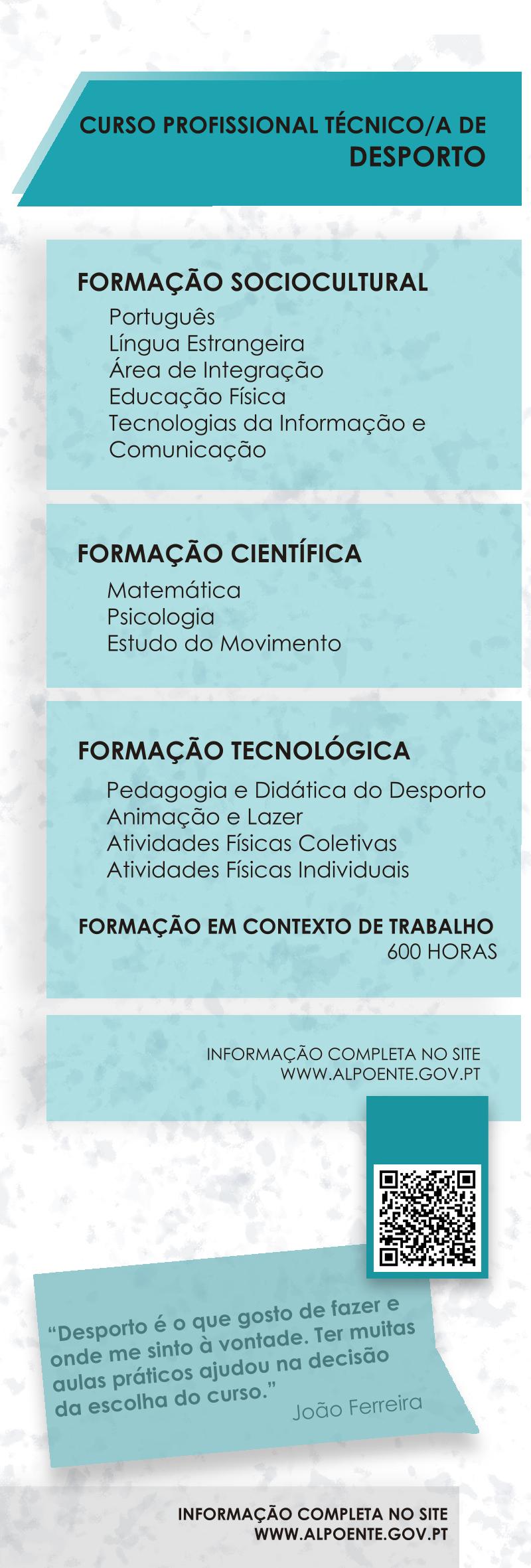 Curso Profissional de Desporto